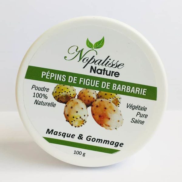 Masque et gommage de pépins de figue de barbarie Masque et gommage de pépins de figue de barbarie