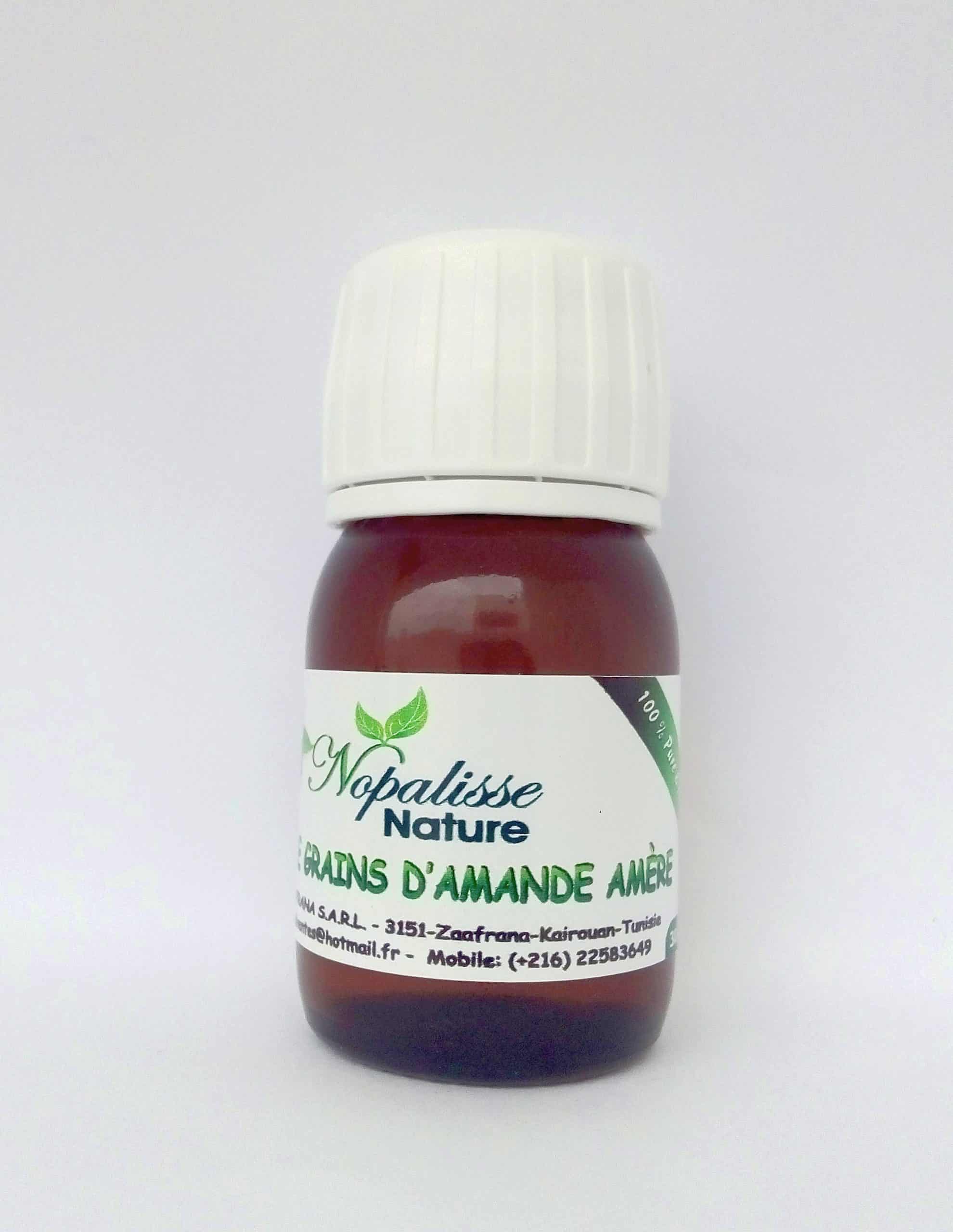 L'huile d' Amande Amère naturelle est un soin naturel contre l'acné